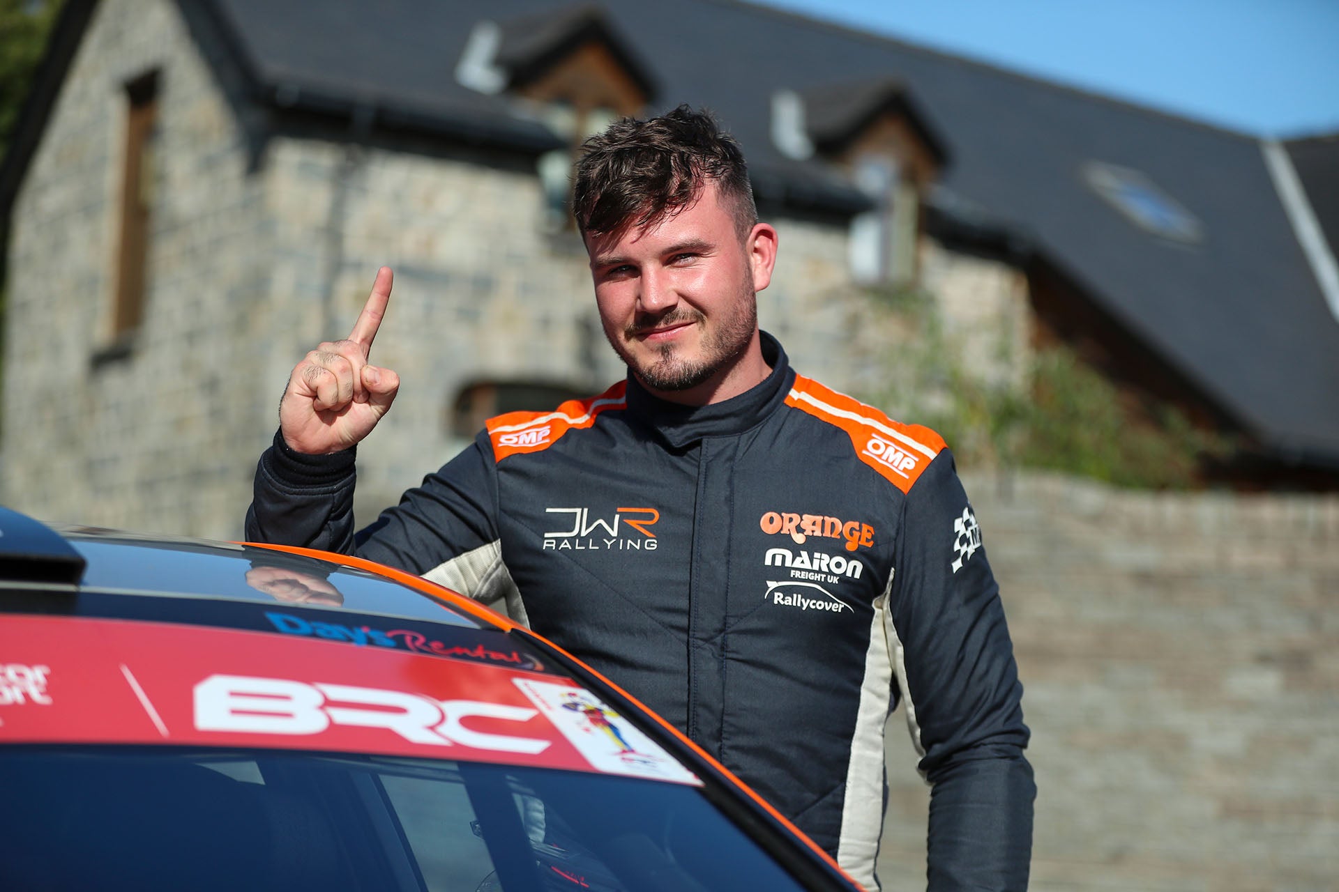 Orange Amplification sponsors rally driver James Williams for a second year