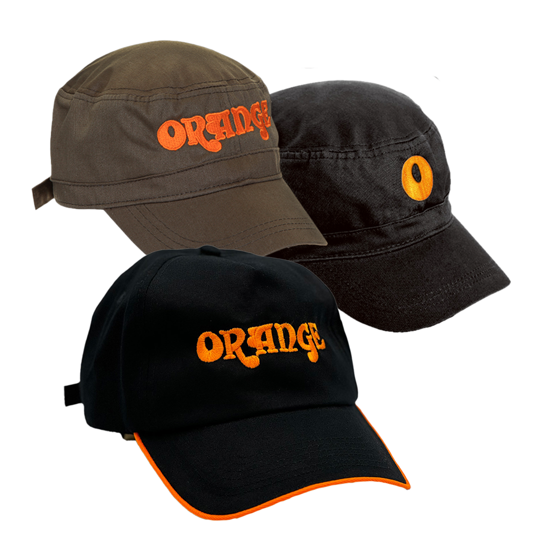 Cap with Orange Logo