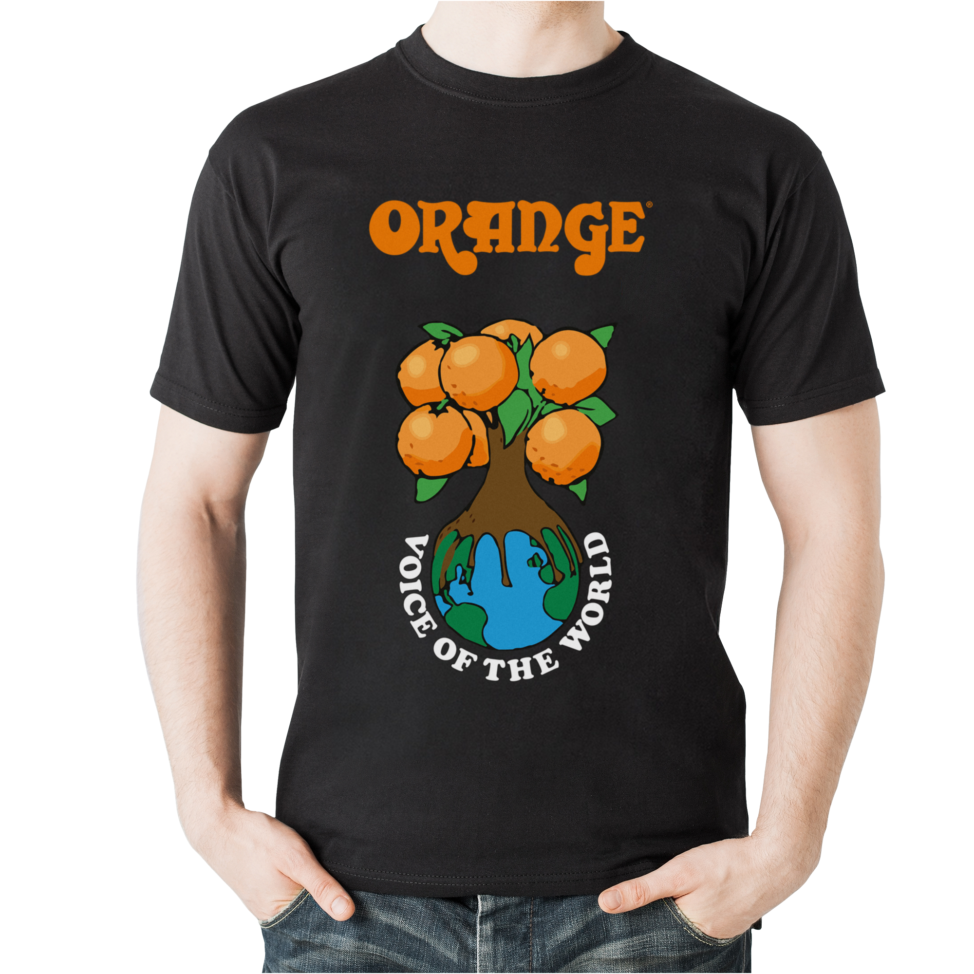 Orange World Tree T-Shirt